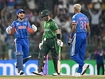 India vs Pakistan during the T20 World Cup.