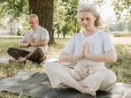 How to use the grounding technique to be in the present moment, according to the Cleveland Clinic.