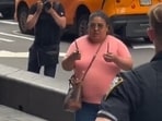Following a stabbing spree in Times Square, police fatally shot Pamela Cisneros, who attacked two victims. The male victim survived, while the female victim died.