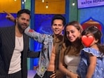Varun Dhawan shared a series of pictures with the wax statue.