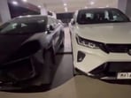 The two SUVs have been seized by the police.
