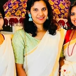 (Left to right) Anjana, Anila, Ann Mary