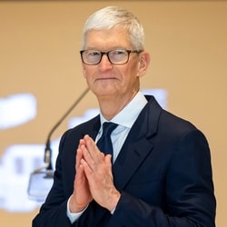Tim Cook stepped down as CEO of Apple on Monday. 