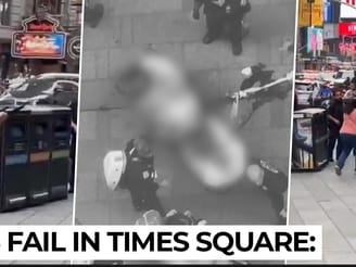 Times Square horror: woman stabs two in 20 seconds, NYPD shoots…