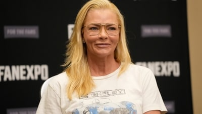 Jaime Pressly was escorted from a California hotel after exhibiting erratic behavior, profanity, and alcohol use. (AP Photo/Rob Grabowski) Jaime Pressly was escorted from a California hotel after exhibiting erratic behavior, profanity, and alcohol use. (AP Photo/Rob Grabowski)