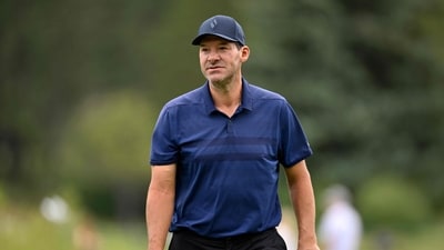 After being placed on leave indefinitely by CBS Sports, Tony Romo discusses personal challenges, including a DUI. (Getty Images via AFP) After being placed on leave indefinitely by CBS Sports, Tony Romo discusses personal challenges, including a DUI. (Getty Images via AFP)