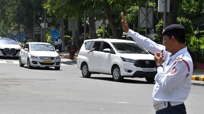 The Delhi Traffic Police has asked commuters to use public transport, particularly the Metro, during the rehearsal period. (HT file) The Delhi Traffic Police has asked commuters to use public transport, particularly the Metro, during the rehearsal period. (HT file)