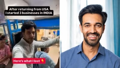 The NRI who said he would never start another business in India. (Instagram/growwith_ani, LinkedIn/Aniruddha (Ani) Anjana)
