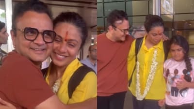 Manasi Parekh finally returned home on Sunday, where she was met by her husband, singer Parthiv Gohil, and their daughter Nirvi. Manasi Parekh finally returned home on Sunday, where she was met by her husband, singer Parthiv Gohil, and their daughter Nirvi.