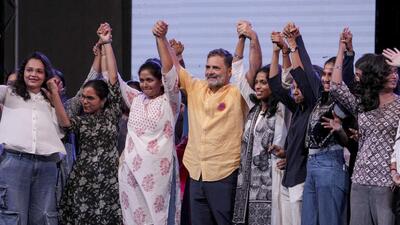 On August 22, Rahul Gandhi held the Pune leg of the “Chhatron Ki Goonj” student movement. (PTI) On August 22, Rahul Gandhi held the Pune leg of the “Chhatron Ki Goonj” student movement. (PTI)