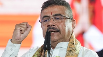 সাংবাদিকদের জন্য বড় ঘোষণা মুখ্যমন্ত্রী শুভেন্দু অধিকারীর। (PTI) সাংবাদিকদের জন্য বড় ঘোষণা মুখ্যমন্ত্রী শুভেন্দু অধিকারীর। (PTI)