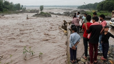The downpour in north India has triggered flood-like situations along major river basins, impacting several districts in Uttarakhand. (PTI) The downpour in north India has triggered flood-like situations along major river basins, impacting several districts in Uttarakhand. (PTI)