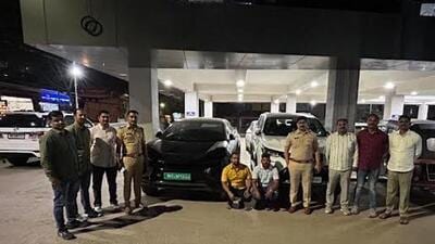 Police said the vehicles were deliberately positioned to interfere with traffic flow, rather than the incident being a routine traffic violation. (HT Sourced Photo) Police said the vehicles were deliberately positioned to interfere with traffic flow, rather than the incident being a routine traffic violation. (HT Sourced Photo)