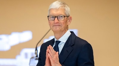 Apple CEO Tim Cook thanks guests and officials during a ribbon-cutting ceremony for Apple's Advanced Manufacturing Center in Houston, Thursday, Aug. 13, 2026. (AP Photo/Annie Mulligan) (AP Photo/Annie Mulligan) Apple CEO Tim Cook thanks guests and officials during a ribbon-cutting ceremony for Apple's Advanced Manufacturing Center in Houston, Thursday, Aug. 13, 2026. (AP Photo/Annie Mulligan) (AP Photo/Annie Mulligan)