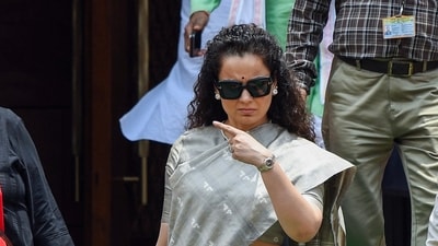 BJP MP Kangana Ranaut. (ANI/Rahul Singh)