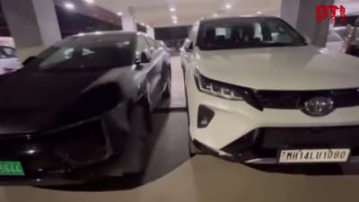 The two SUVs have been seized by the police. (PTI) The two SUVs have been seized by the police. (PTI)