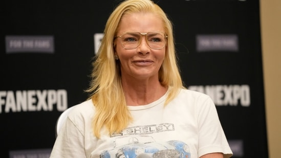 Jaime Pressly was escorted from a California hotel after exhibiting erratic behavior, profanity, and alcohol use.