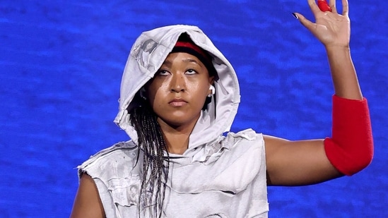 NEW YORK, NEW YORK - AUGUST 31: Naomi Osaka of Japan walks onto the court against Anastasia Zakharova during their Women's Singles First Round match on Day Two of the 2026 US Open at USTA Billie Jean King National Tennis Center on August 31, 2026 in the Flushing neighborhood of the Queens borough of New York City. Mike Stobe/Getty Images/AFP (Photo by Mike Stobe / GETTY IMAGES NORTH AMERICA / Getty Images via AFP)