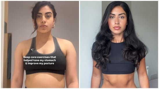 Want a flat tummy? Fitness coach reveals deep core workout that transformed her