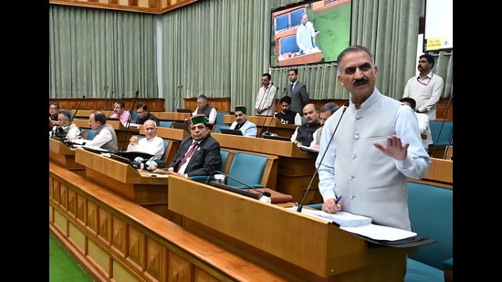 Sukhu said the government was giving special attention to Chamba and had allocated <span class='webrupee'>₹</span>200 crore for completing the Chamba Medical College, besides working to strengthen its faculty. (HT Photo)