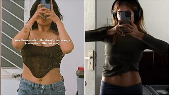 Weight loss journeys can face peer pressure, according to a Bengaluru woman who lost 30 kg.(Instagram/@snimsdiary)