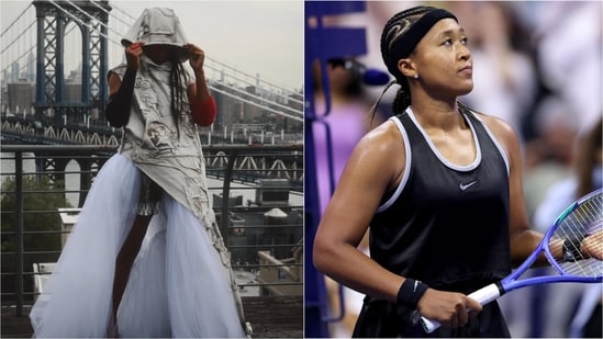 Naomi Osaka’s newspaper-clipping robe at US Open is stylish nod to Allen Iverson