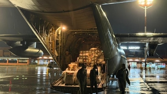 Since August 26, India has sent a total of four flights carrying emergency relief material such as temporary shelters, blankets, hygiene kits, solar lamps, and medicines. (Sourced )