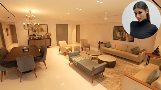 Step inside Mouni Roy’s beautiful home featuring minimal décor and a library