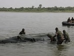 A joint search and rescue operation is underway at the Hathnikund Barrage in Yamunanagar district on Wednesday after two soldiers of 1 Para Special Forces (SF) went missing in the Yamuna river during a training exercise on Tuesday night.