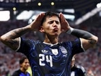 Argentina's Enzo Fernandez has joined Manchester City for Premier League record fees.(REUTERS)
