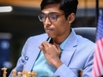 File image of Indian GM Praggnanandhaa R at the FIDE Candidates 2024 chess tournament, in Toronto, Canada. (PTI)