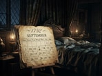 Britain jumped 11 days ahead due to a change in the calendar system.