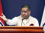 File photo: MEA Spokesperson Randhir Jaiswal addresses a press conference
