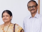 Missing couple Manas Kumar Ghosh and his wife Dipali Sarkar. (HT PHOTO)