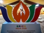 Bhopal: Preparations underway ahead of the 'BRICS Cultural Summit 2026', at Kushabhau Thakre International Convention Center, in Bhopal, Madhya Pradesh, Tuesday, Aug. 4, 2026. (PTI Photo) (PTI08_04_2026_000306B)