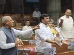 The House also passed the Haryana Right to Business Bill to provide for self-certification, exemptions, expedited approvals, inspections through an enabling mechanism for facilitating the establishment and operation of eligible enterprises in the state. (Keshav Singh/HT)
