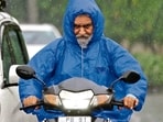 The showers provided temporary relief from the humid and warm conditions that have prevailed in the city in recent days. (Gurpreet Singh/HT)