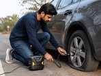 Portable tyre inflator: A must-have gadget for your car, no matter where you go.