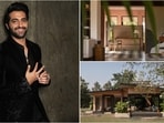 Akshay Oberoi's newly completed farmhouse in Karjat features earthy tones and tropical minimalism. 