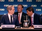 Treasury Secretary Scott Bessent with Federal Reserve Chairman Kevin Warsh at the G-20 meeting in Asheville, N.C., on Tuesday.