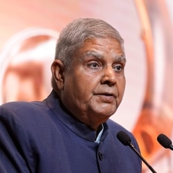 Former vice president Jagdeep Dhankhar
