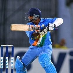 The Indian middle order batter's only game was an ODI against Bangladesh