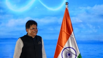 India's Commerce and Industry Minister Piyush Goyal reacts as he attends the Automotive Component Manufacturers Association of India (ACMA) 66th Annual session in New Delhi, India, September 2, 2026. REUTERS/Bhawika Chhabra (REUTERS)