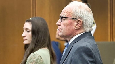 Attorney Kevin Reddington and defendant Lindsay Clancy listen to Judge William Sullivan, on the day the jury in her murder trial said to Judge Sullivan that they cannot reach a verdict, in Plymouth, Massachusetts, U.S., September 1, 2026. Greg Derr/Pool (via REUTERS)