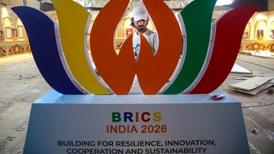Bhopal: Preparations underway ahead of the 'BRICS Cultural Summit 2026', at Kushabhau Thakre International Convention Center, in Bhopal, Madhya Pradesh, Tuesday, Aug. 4, 2026. (PTI Photo) (PTI08_04_2026_000306B) (PTI) Bhopal: Preparations underway ahead of the 'BRICS Cultural Summit 2026', at Kushabhau Thakre International Convention Center, in Bhopal, Madhya Pradesh, Tuesday, Aug. 4, 2026. (PTI Photo) (PTI08_04_2026_000306B) (PTI)