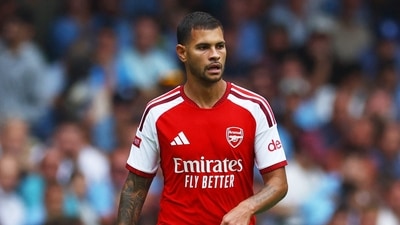 Arsenal's Bruno Guimaraes in action (Action Images via Reuters)