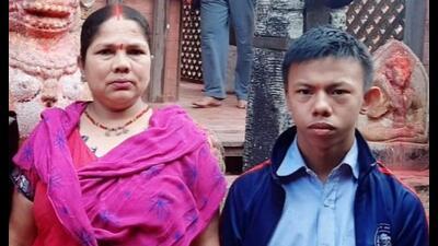Shivani’s aunt Usha Devi (left), whose body was recovered by the family, and her cousin Rahul Chaurasiya (right), who remains missing. (Sourced)