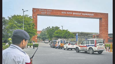 The Egyptian delegation’s proposed stay in Saket has emerged as a key challenge for traffic police due to congestion on south Delhi roads. (HT Photo) The Egyptian delegation’s proposed stay in Saket has emerged as a key challenge for traffic police due to congestion on south Delhi roads. (HT Photo)