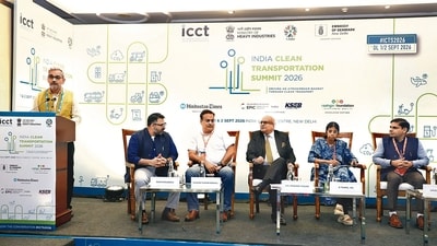 The topic came up during a panel discussion at the India Clean Transportation Summit 2026. (HT Photo)