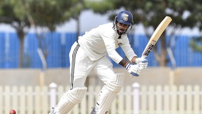 Tilak Varma guides South Zone to the final of Duleep Trophy 2026. (X Images) Tilak Varma guides South Zone to the final of Duleep Trophy 2026. (X Images)